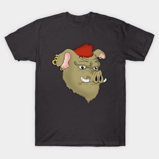 Punk pig face T-Shirt